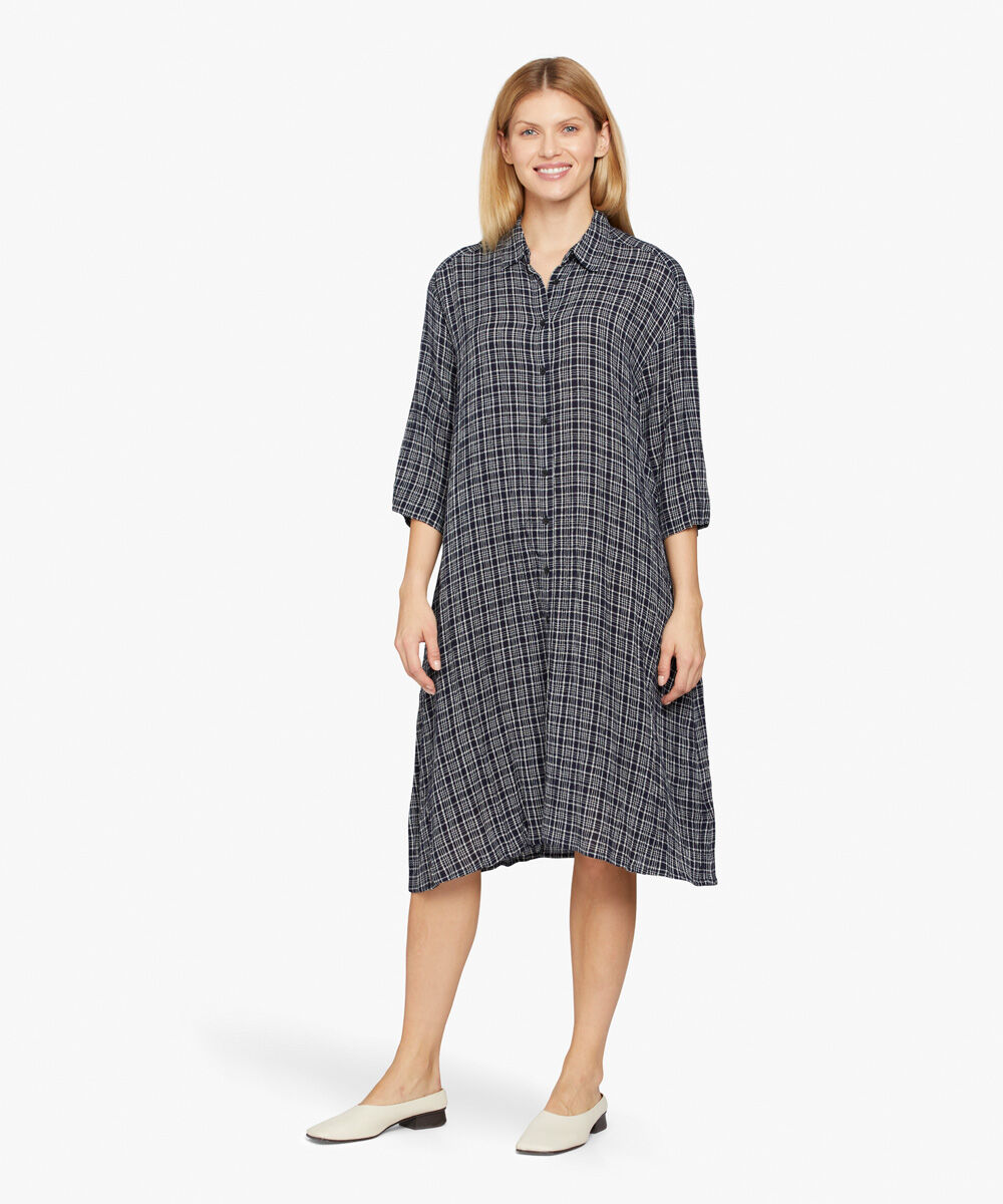 NANCYL SHIRT DRESS, Navy