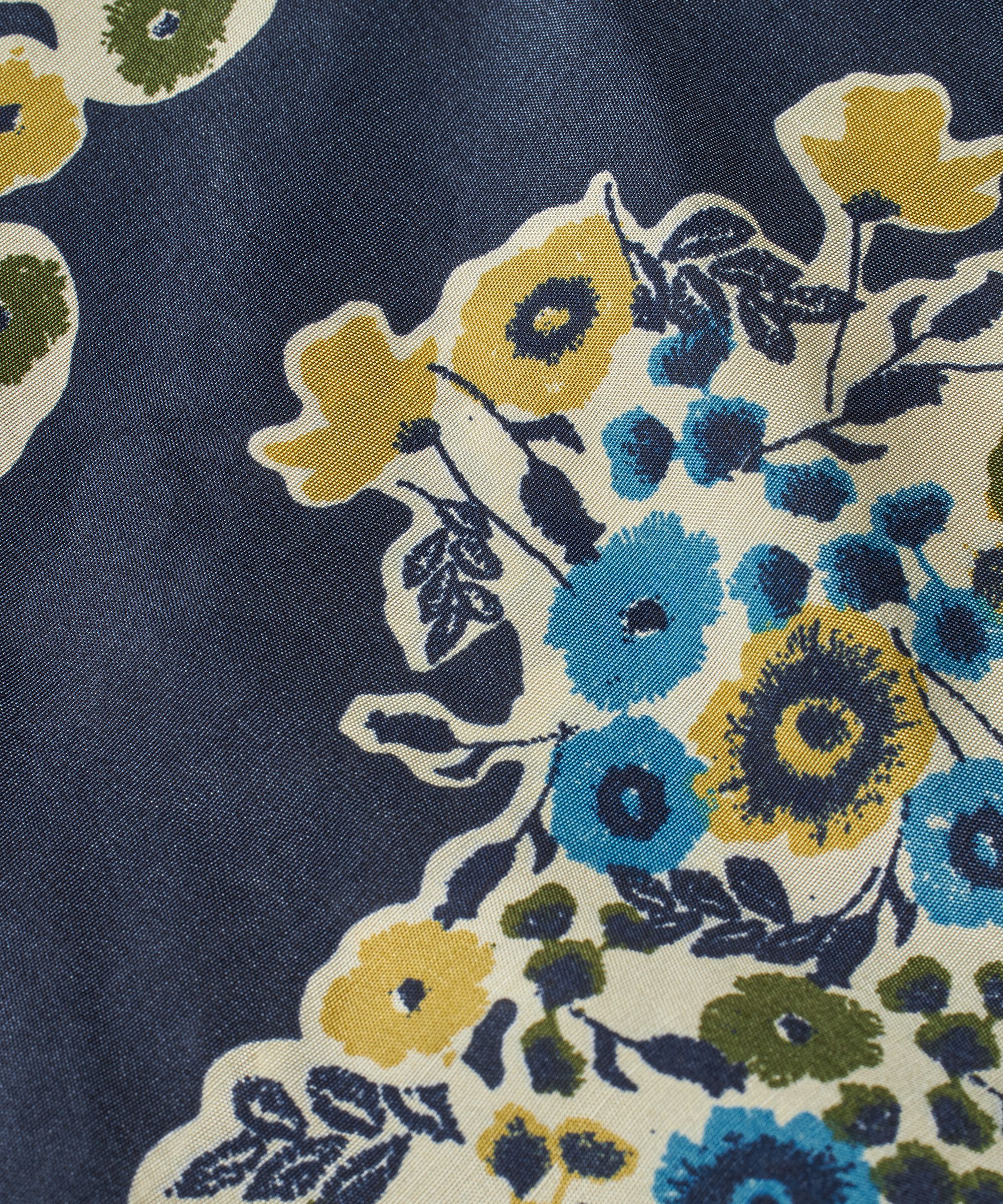 Top En Viscose Imprimé À Col V, Mood Indigo