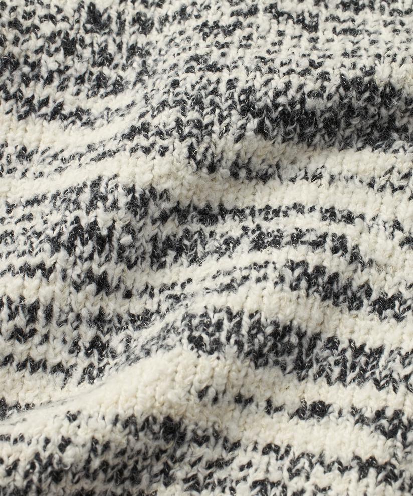 cardigan mélangé avec bords contrastés, Black