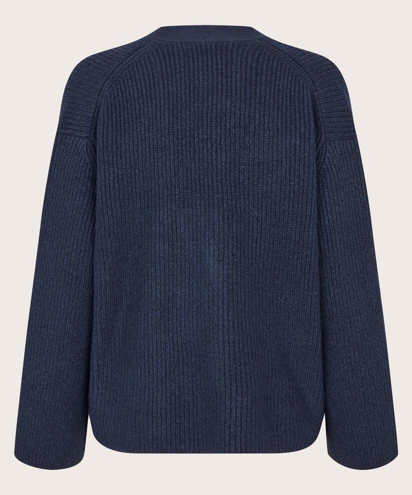 cardigan en coton mélangé, Navy Blazer