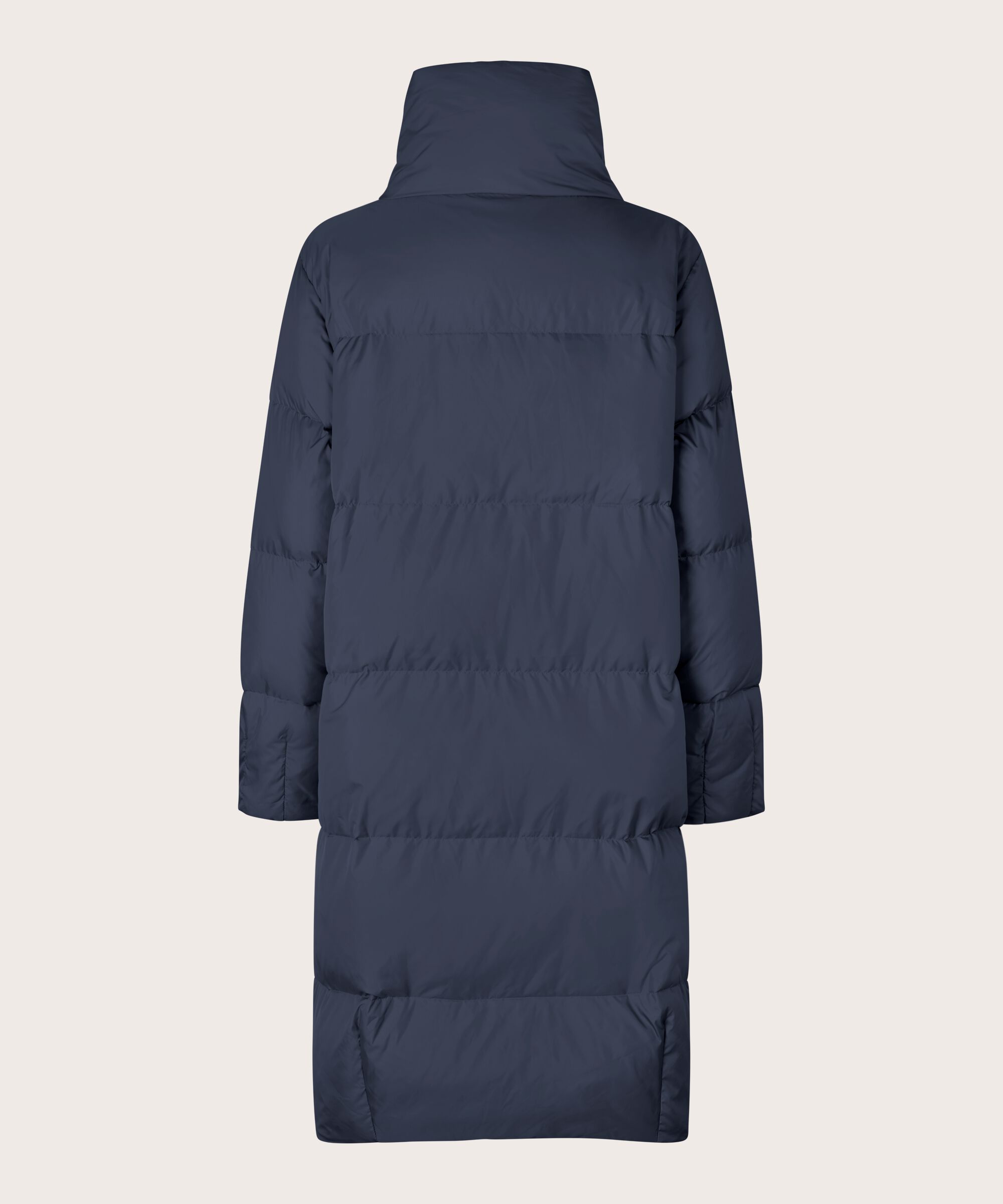 manteau en duvet à col montant, Mood Indigo