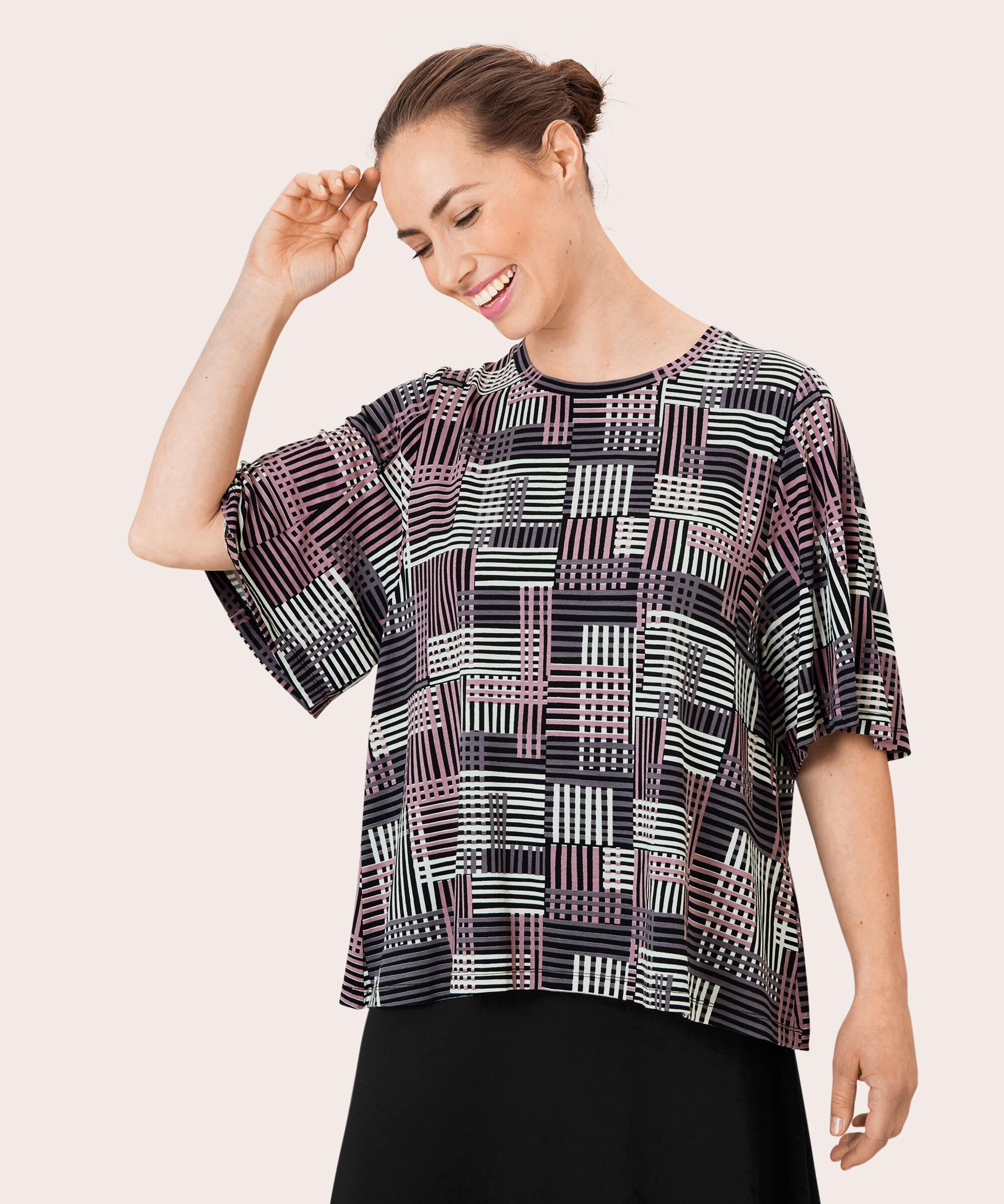 Bessana JERSEY Top, Dusky Orchid