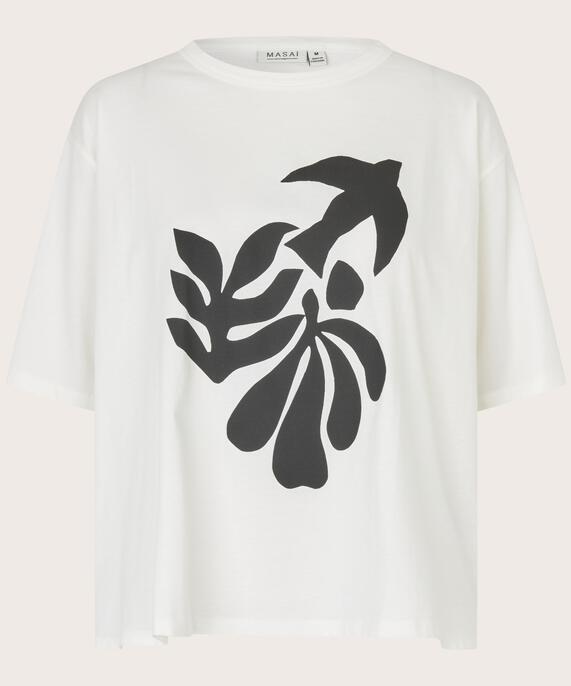T-shirt En Coton Avec Imprimé, Jet Stream