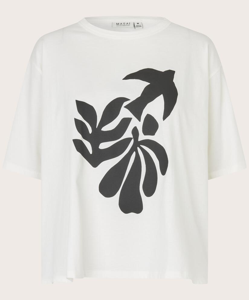 T-shirt En Coton Avec Imprimé, Jet Stream