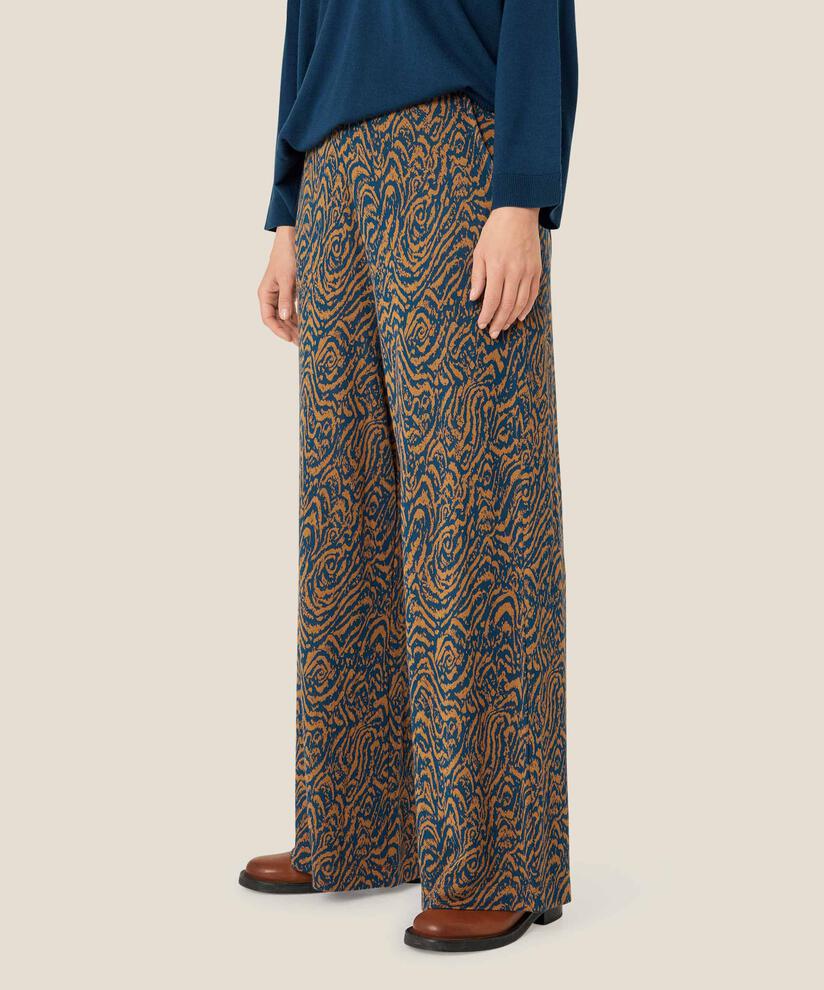 pantalon en jersey imprimé avec taille élastiquée, Moonlit Ocean
