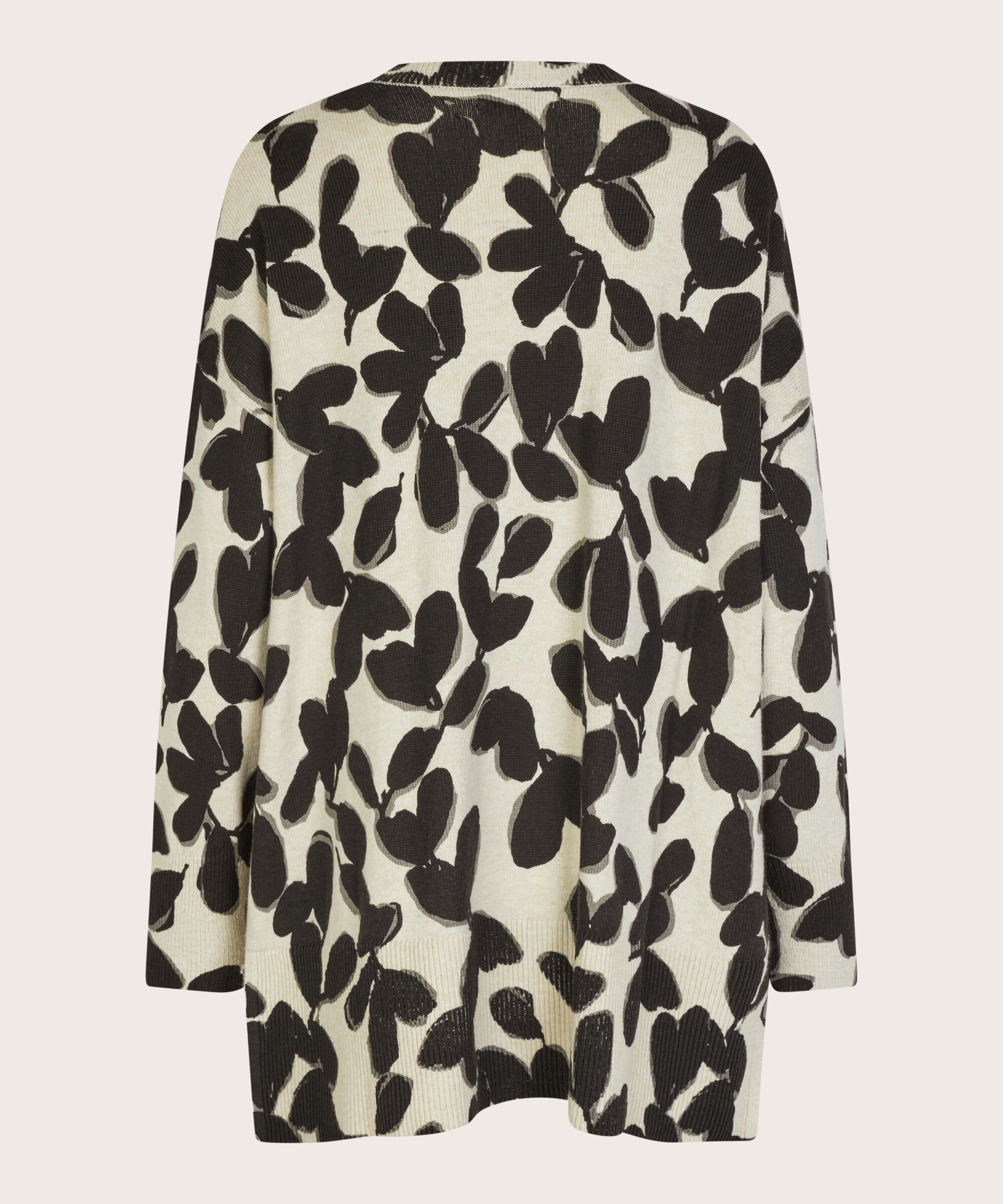pull en maille à imprimé floral, Fog