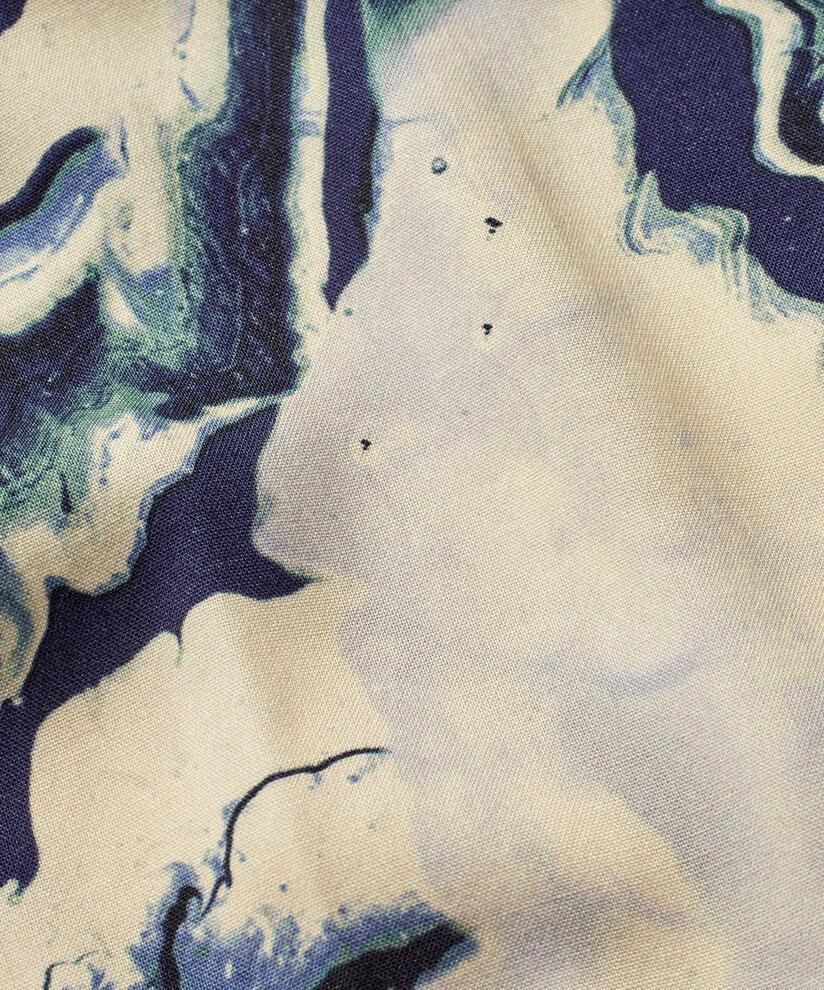 Blouse En Viscose À Col V, Wisteria