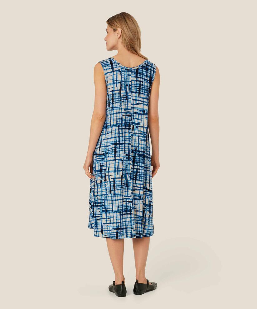 robe en jersey imprimé à col v, Marina