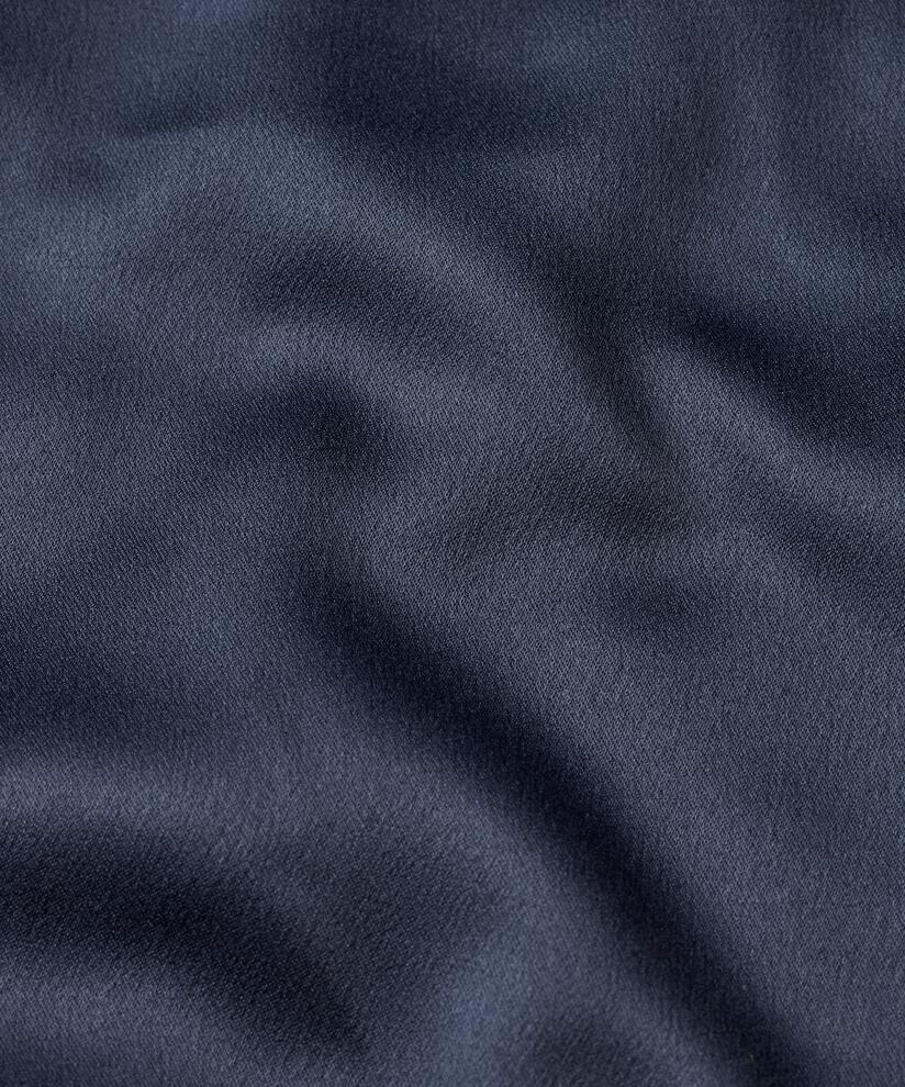 robe en jersey avec jupe ballon en viscose brillante, Navy Blazer