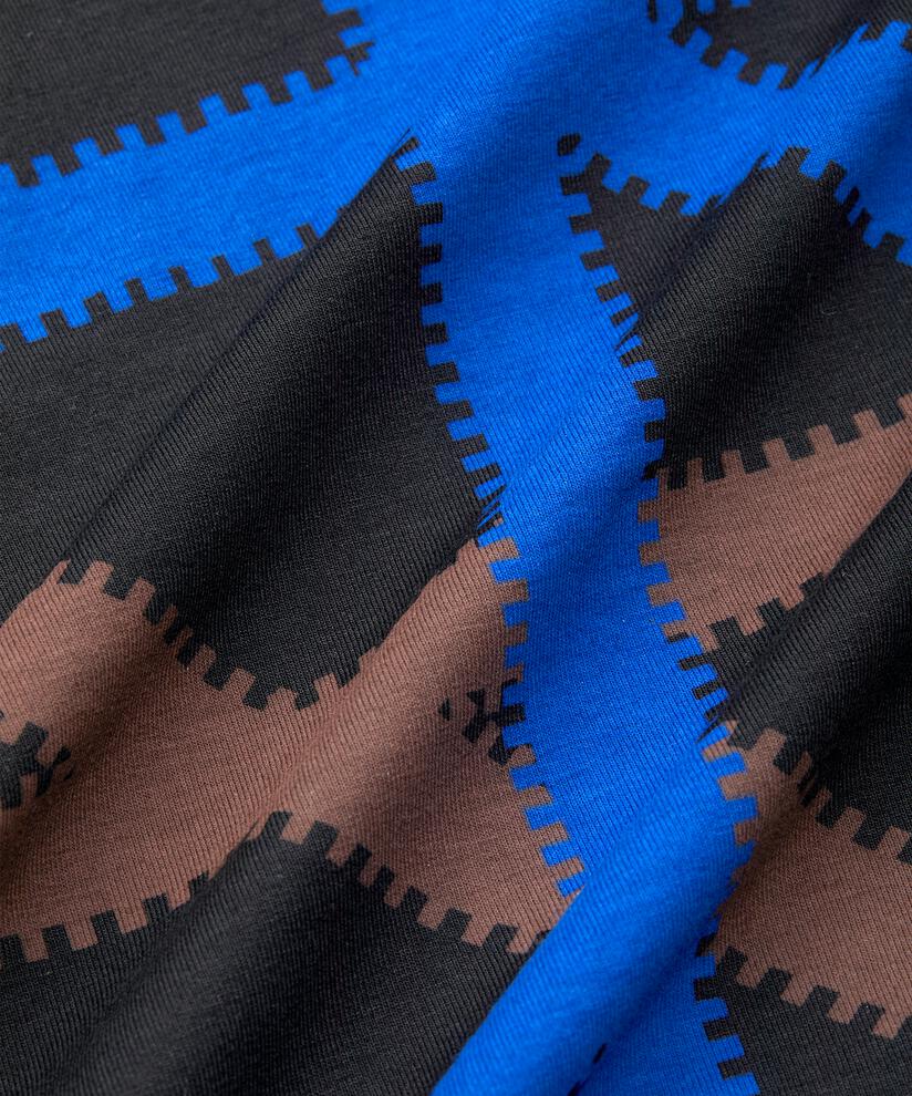 robe-chemise en jersey à motif, Surf the web