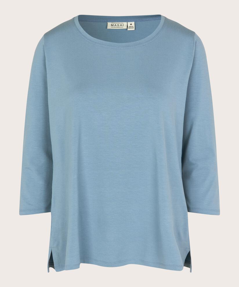 Top En Jersey Á Col Rond, Ashley Blue