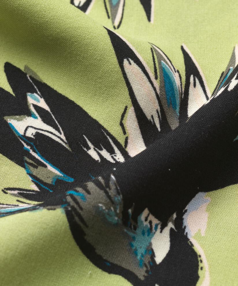 blouse en viscose imprimée à col rond, Fern