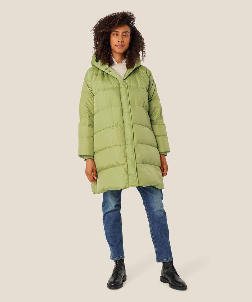Manteau En Duvet Avec Capuche, Fern