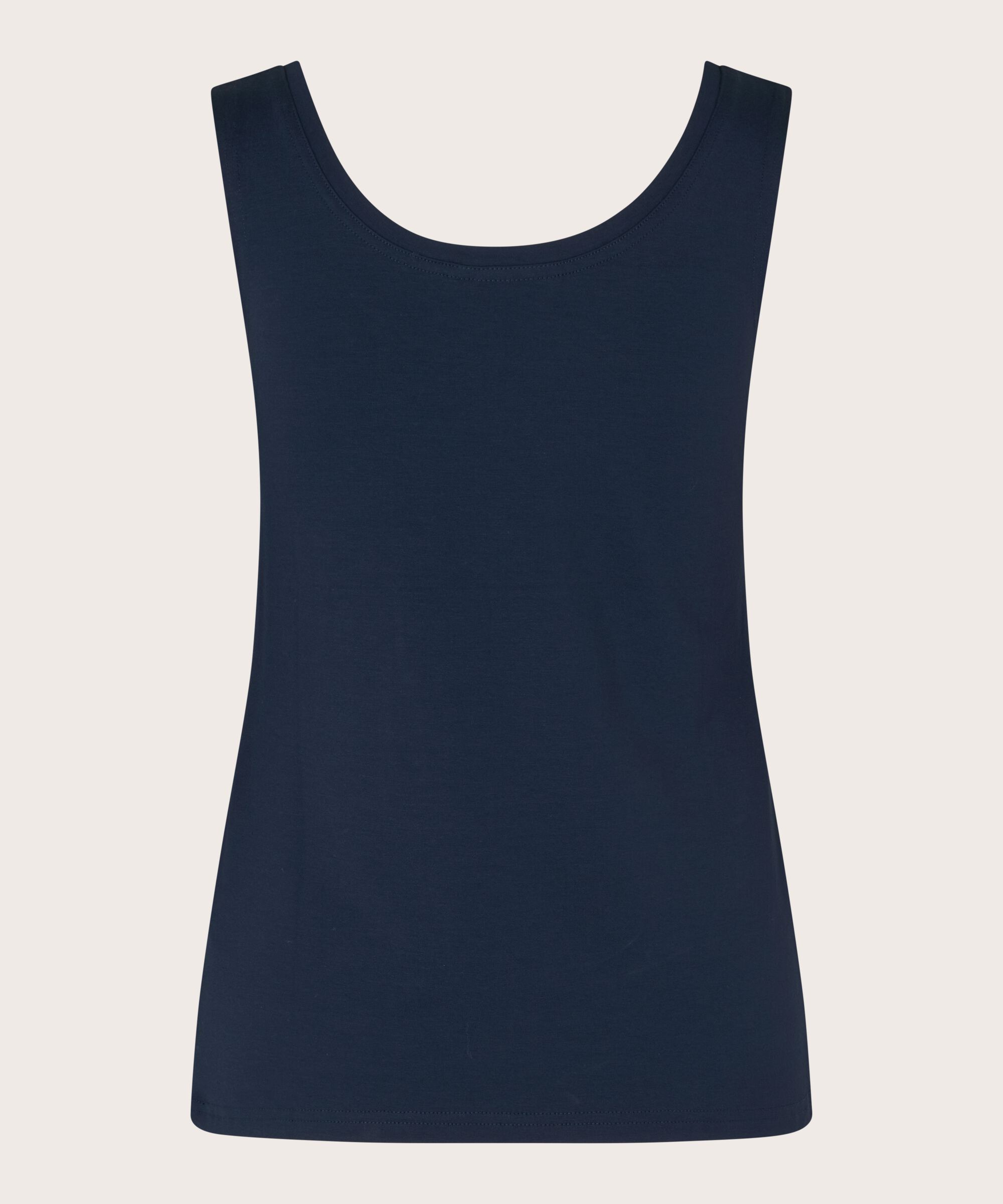 débardeur en jersey doux, Navy