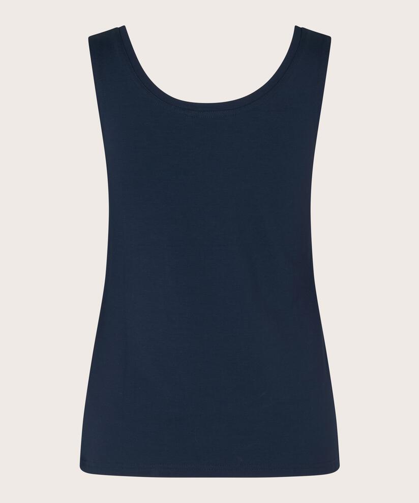 débardeur en jersey doux, Navy