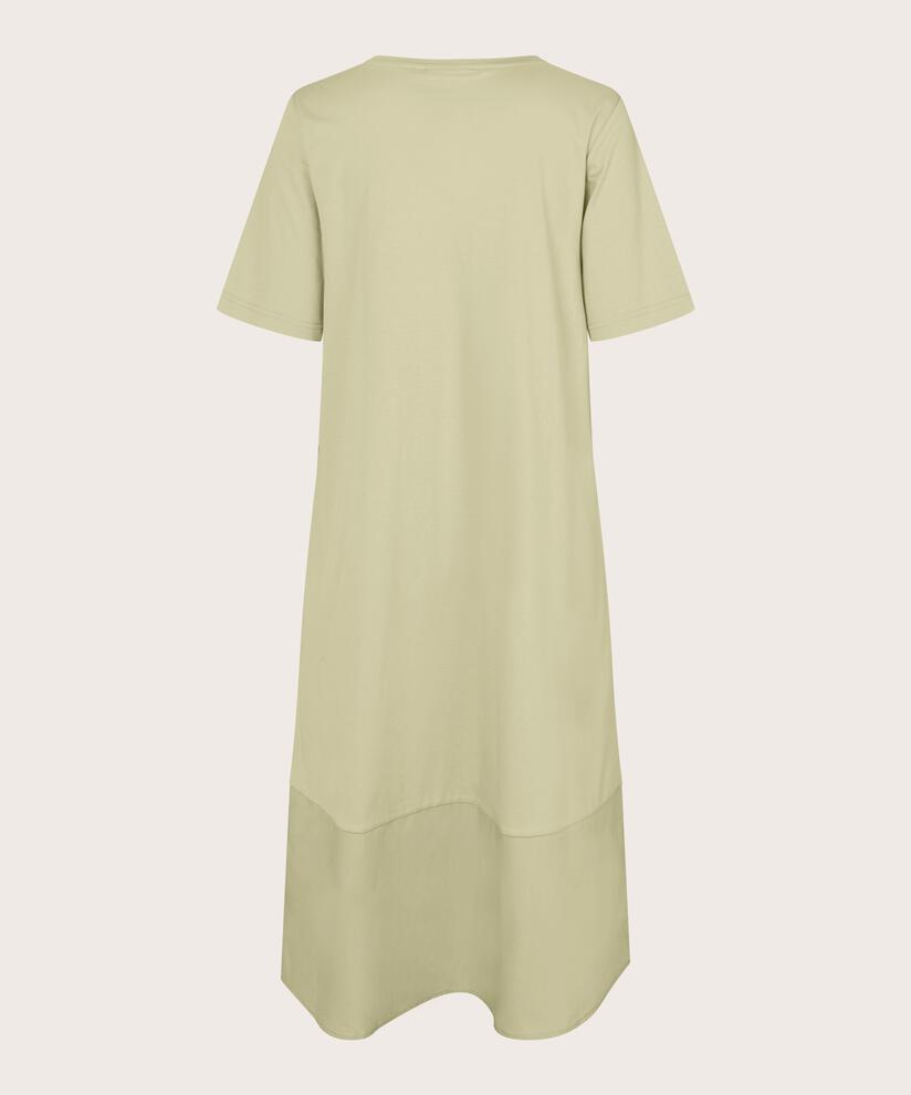 robe en mélange de jersey et popeline de coton, Bog