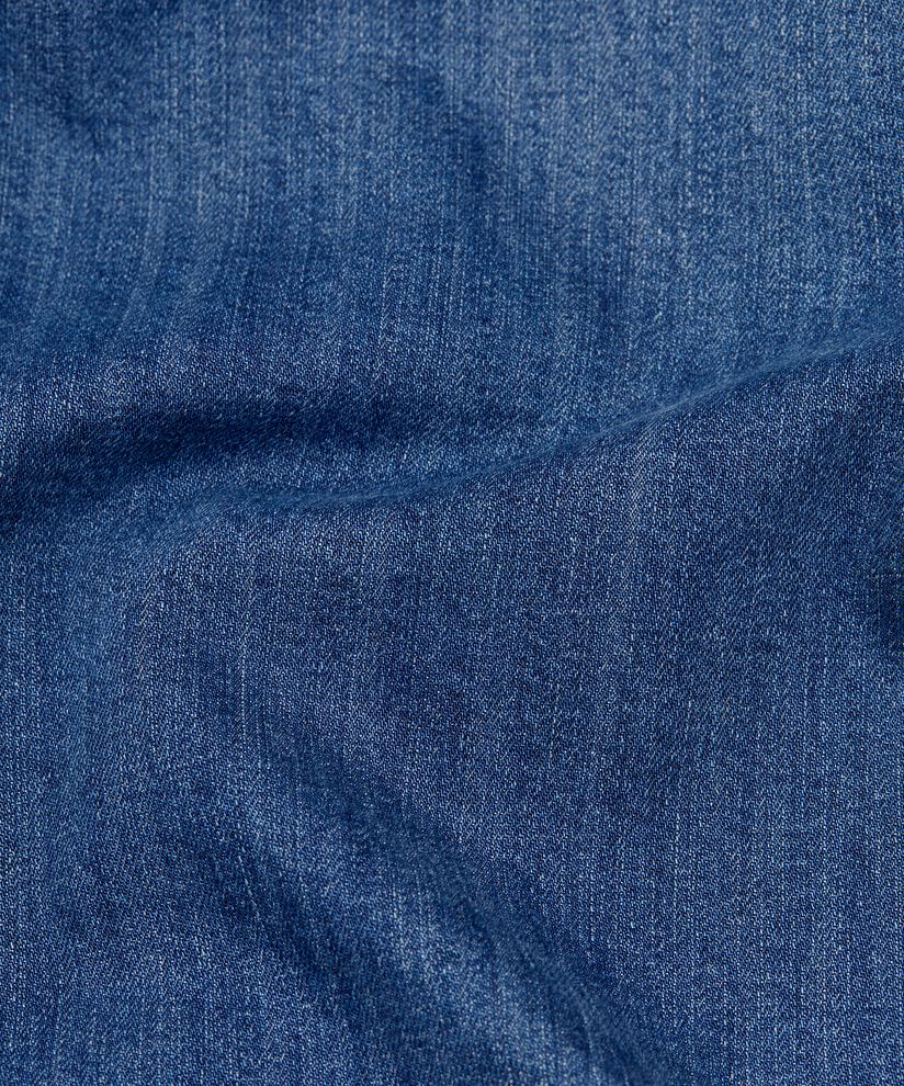 jean court extensible avec poches, Blue Denim