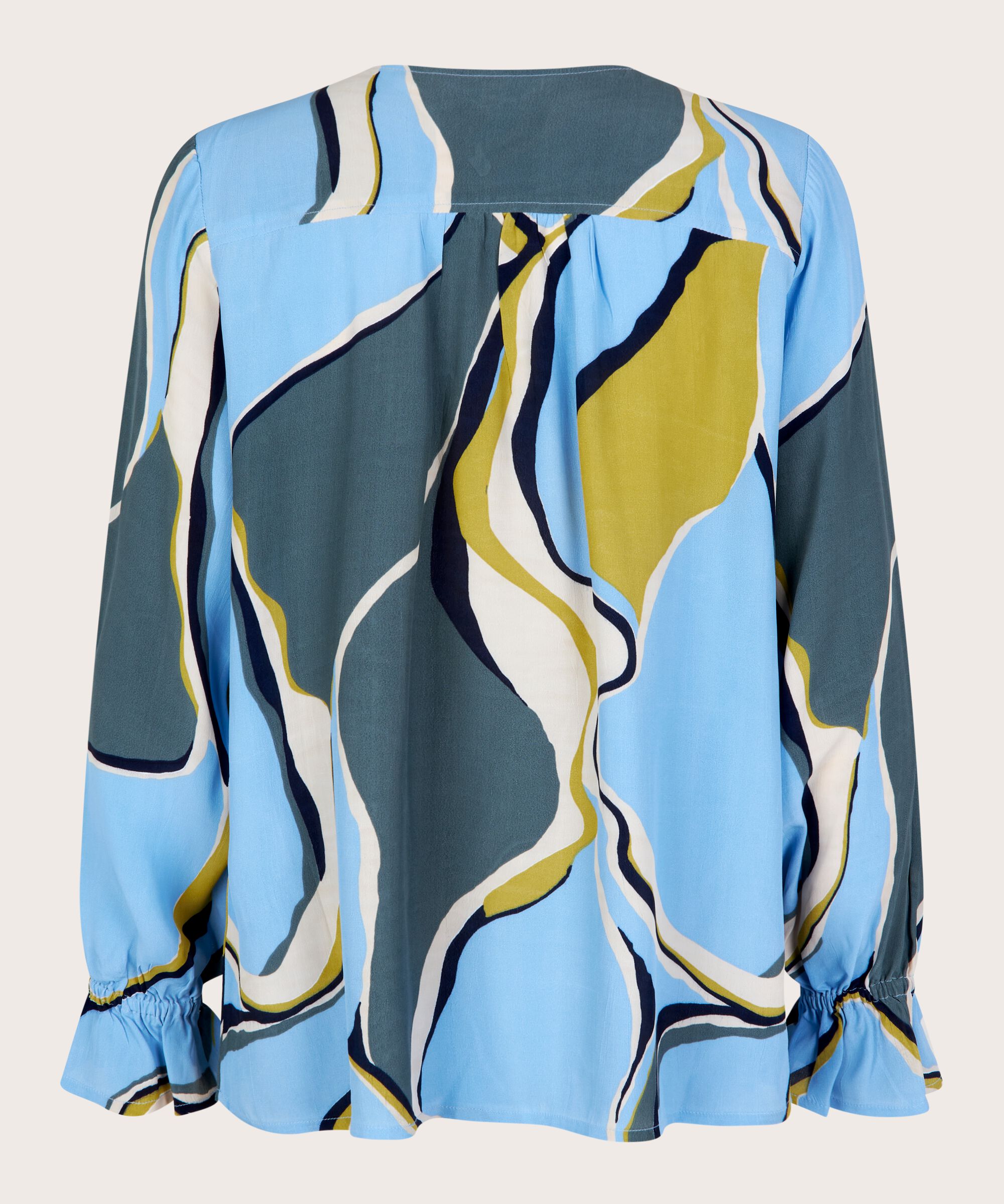 blouse en viscose à col v, Oasis