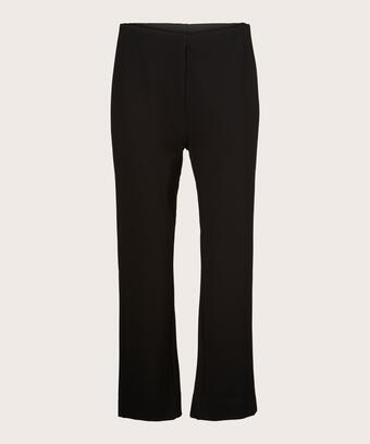 Pantalon Court En Jersey Épais, Black