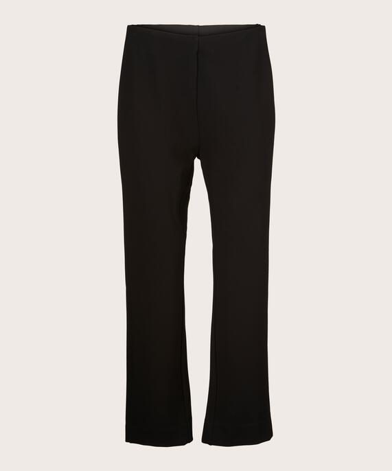 Pantalon Court En Jersey Épais, Black