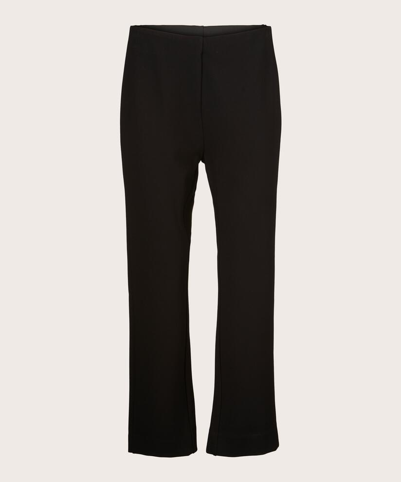 Pantalon Court En Jersey Épais, Black