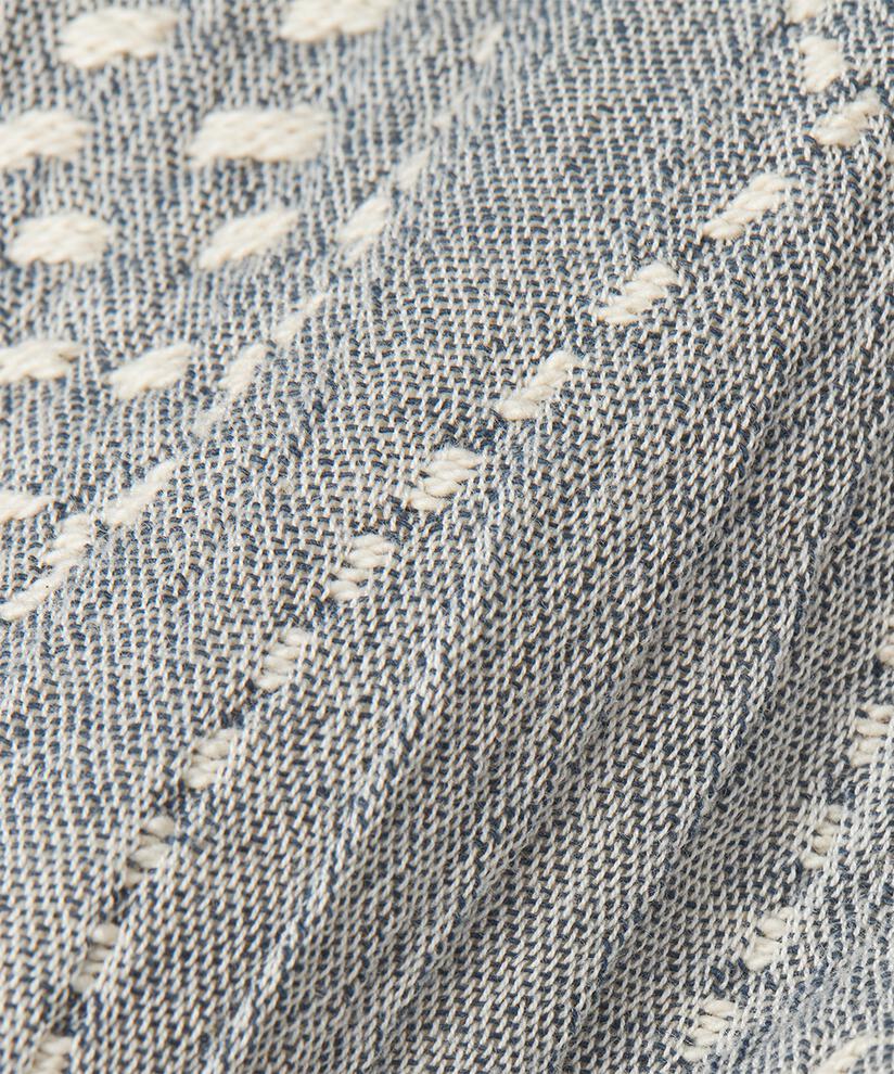 haut en coton avec motif brodé, Sargasso mel.
