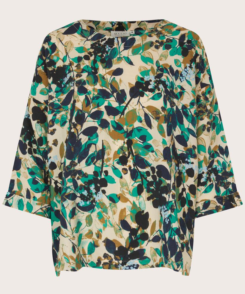 Blouse En Viscose À Manches 3/4, Greenlake