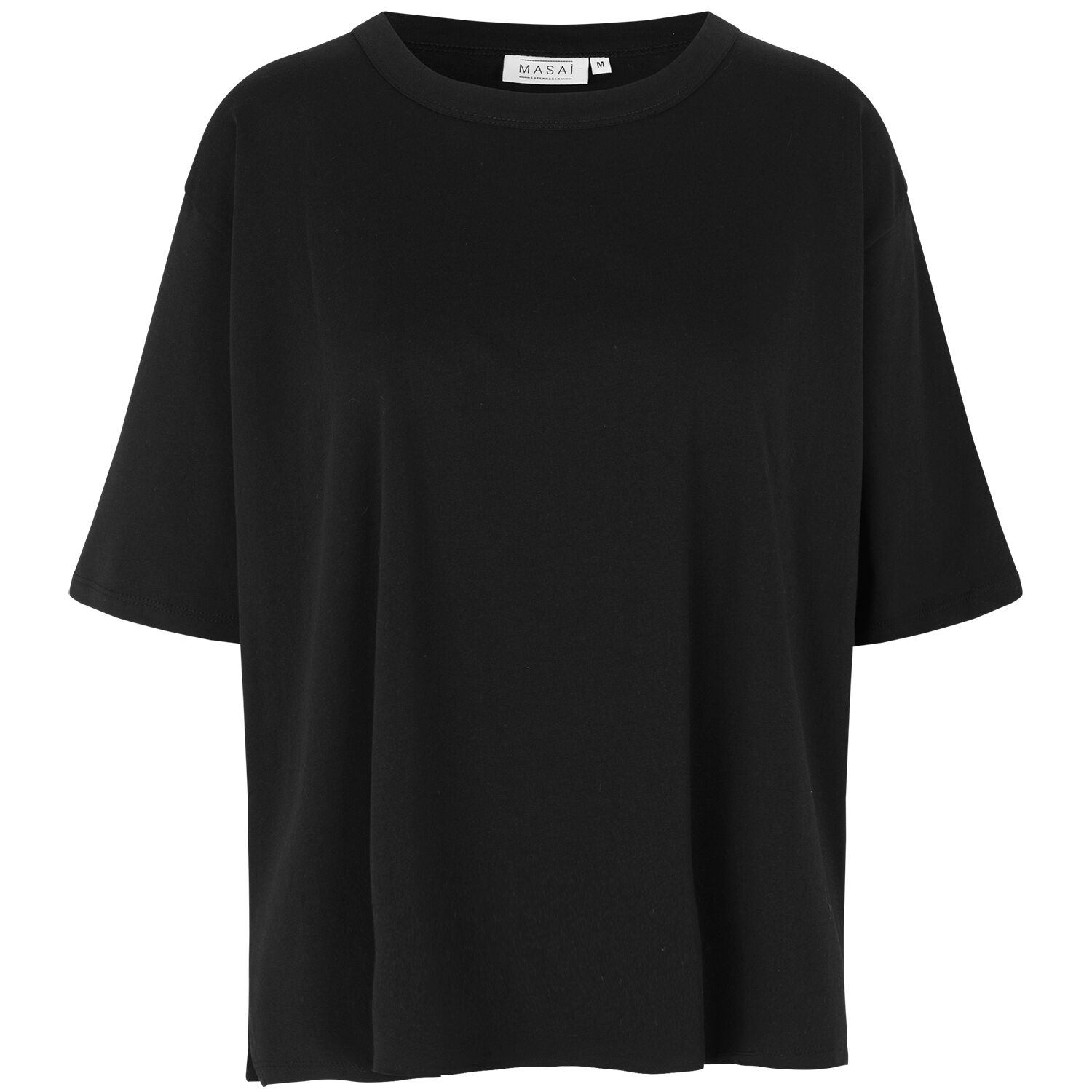 T-shirt &Agrave; Col Rond, Black