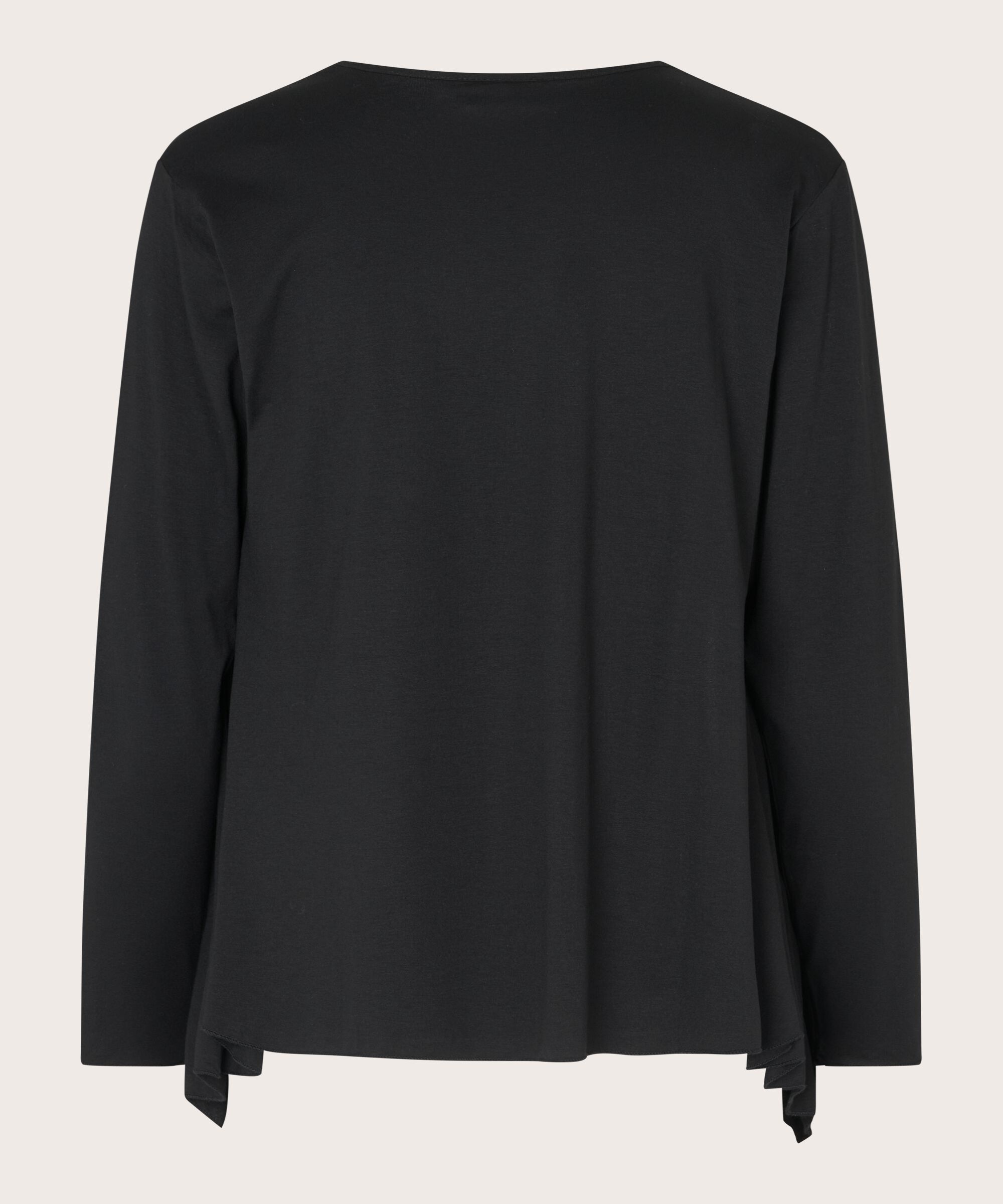 Cardigan Ouvert En Jersey, Black