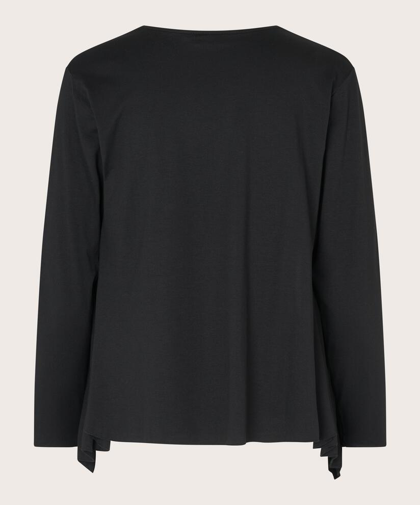 Cardigan Ouvert En Jersey, Black
