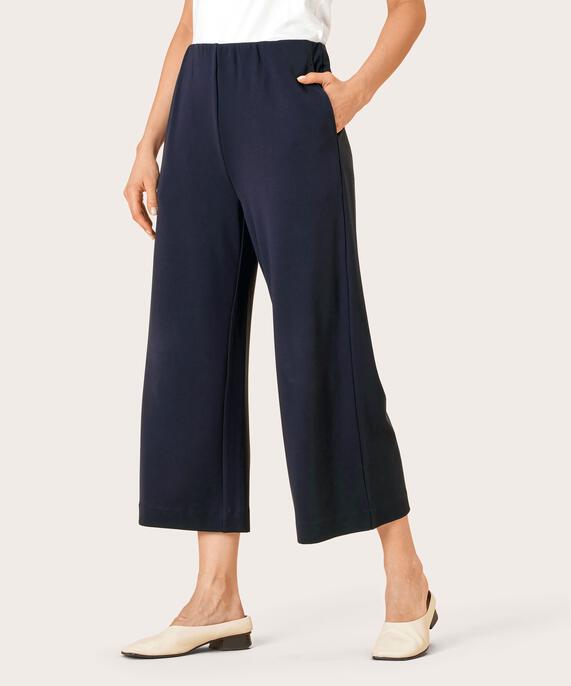 pantalon en jersey épais avec poches, Navy