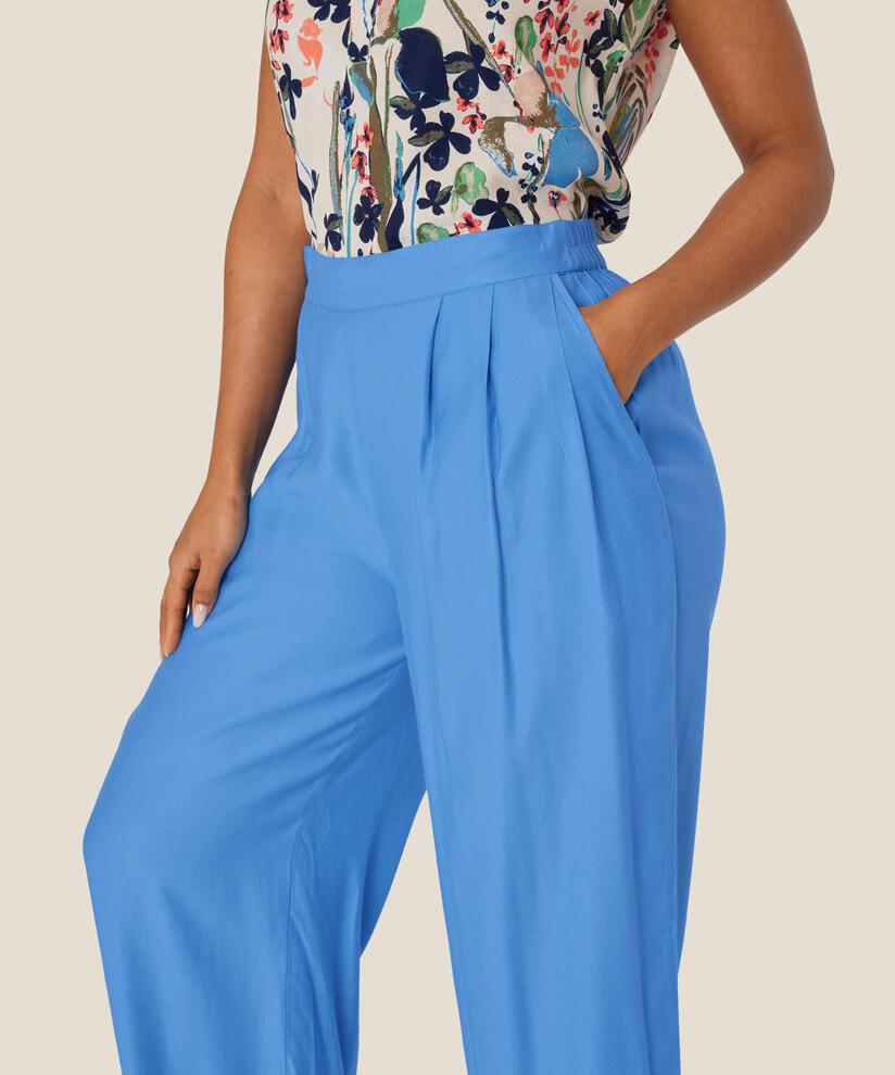 pantalon en viscose avec élastique au dos, Marina