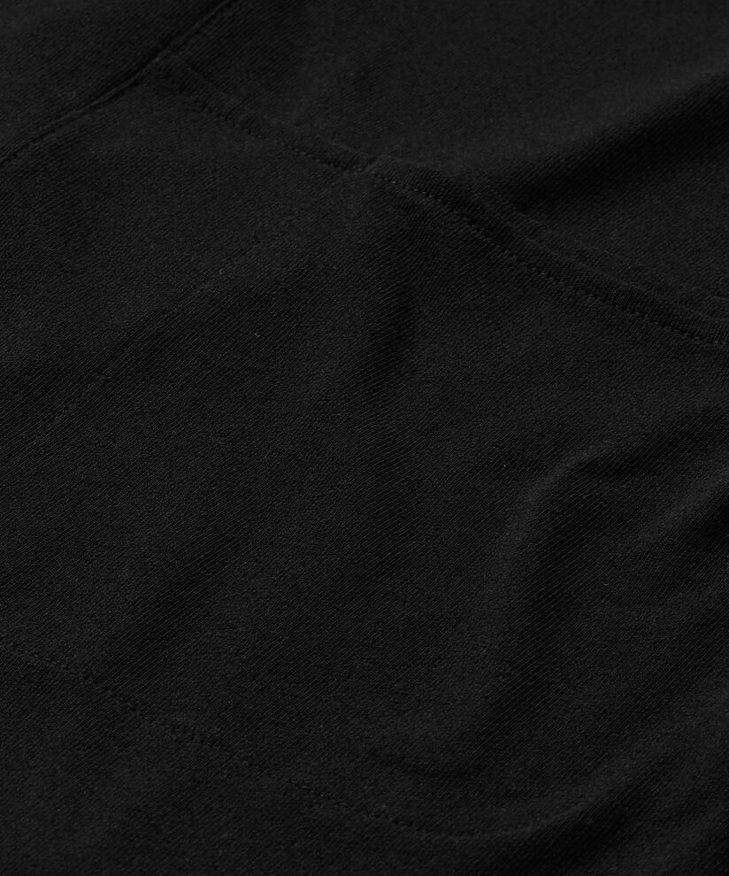 Cardigan en jersey avec poches, Black