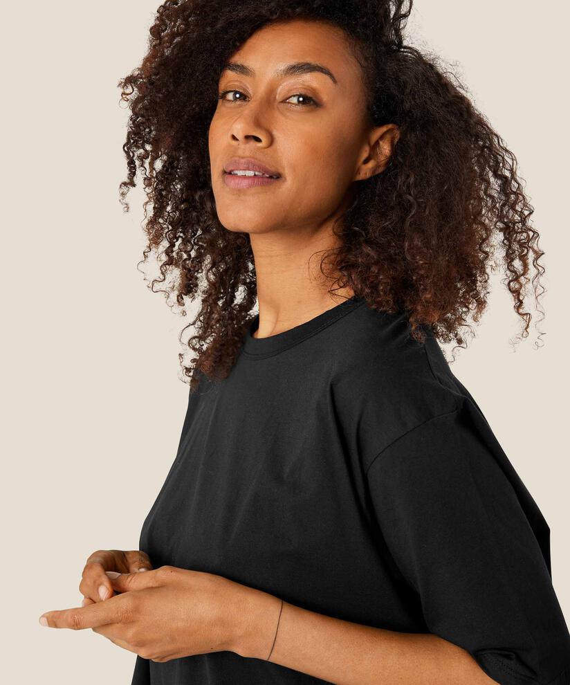 T-shirt À Col Rond, Black