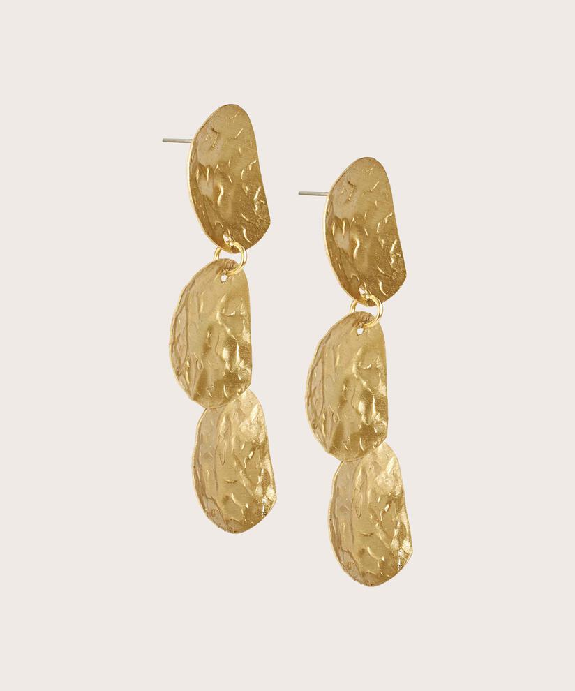 clous d'oreilles sculpturaux, Gold