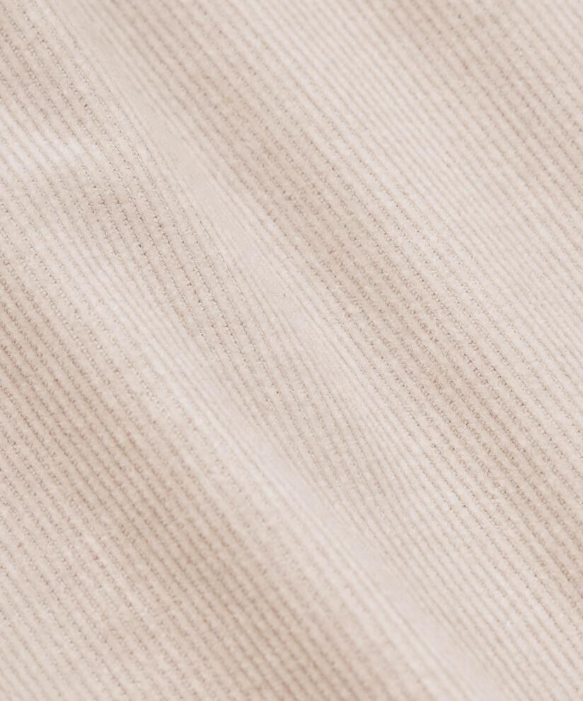 pantalon en velours côtelé avec plis devant, Silver Cloud
