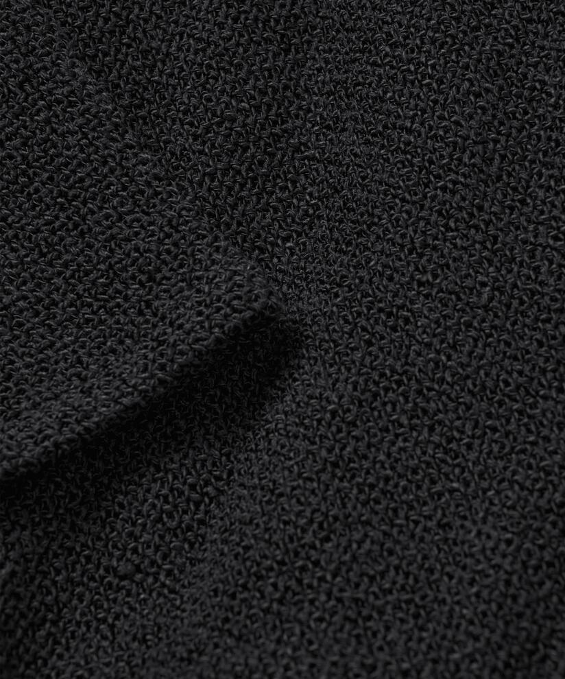 Veste Courte En Bouclé, Black