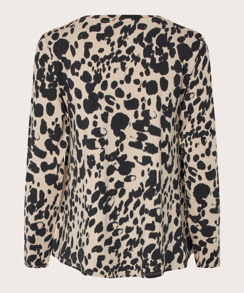 Top En Jersey Imprimé, Oxford Tan