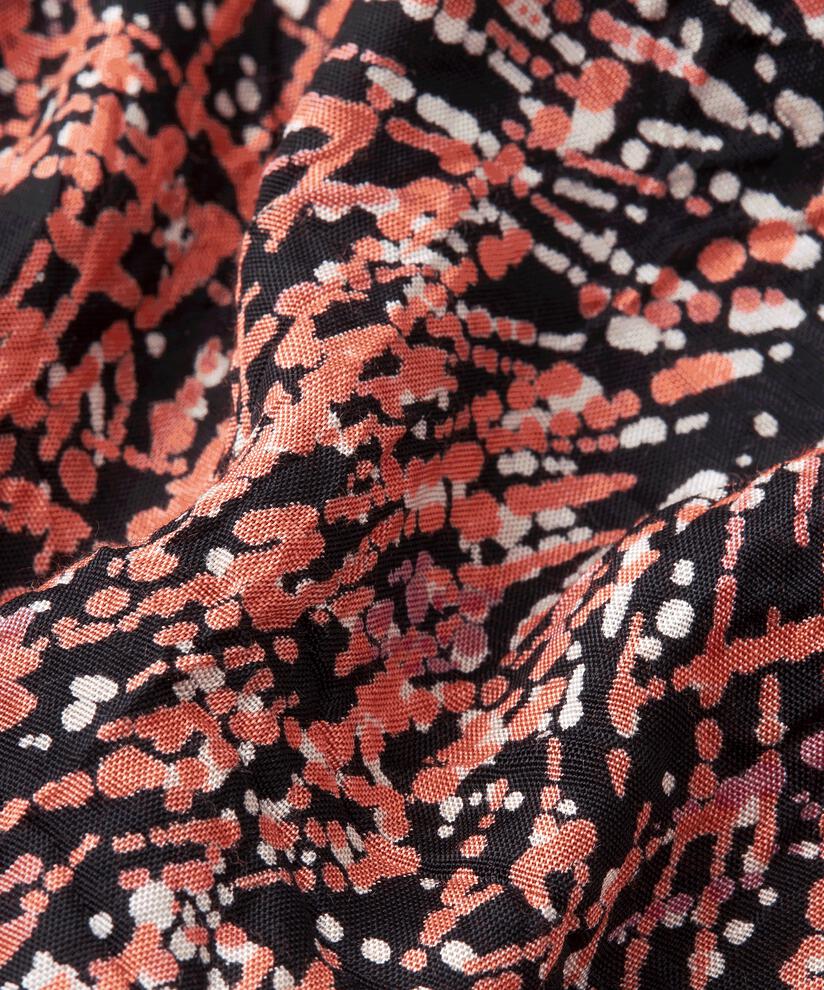 tunique en viscose imprimée à manches longues, Picante