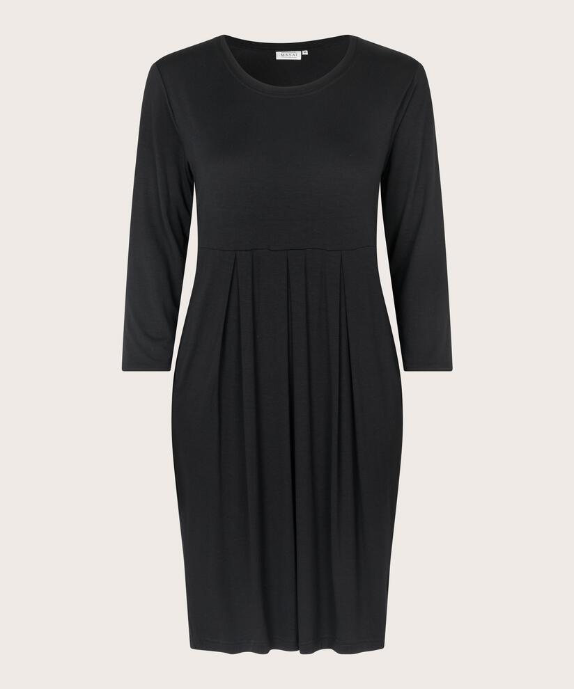 robe tulipe en jersey , Black