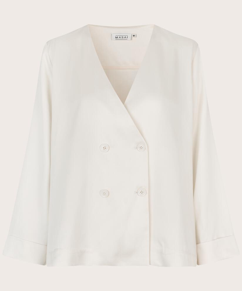 veste avec fermeture à double boutonnage et col en V, Jet Stream