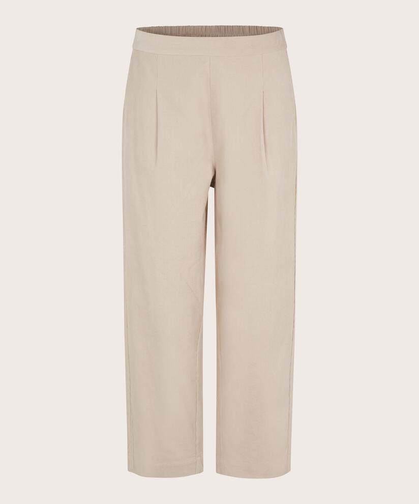pantalon en velours côtelé avec plis devant, Silver Cloud