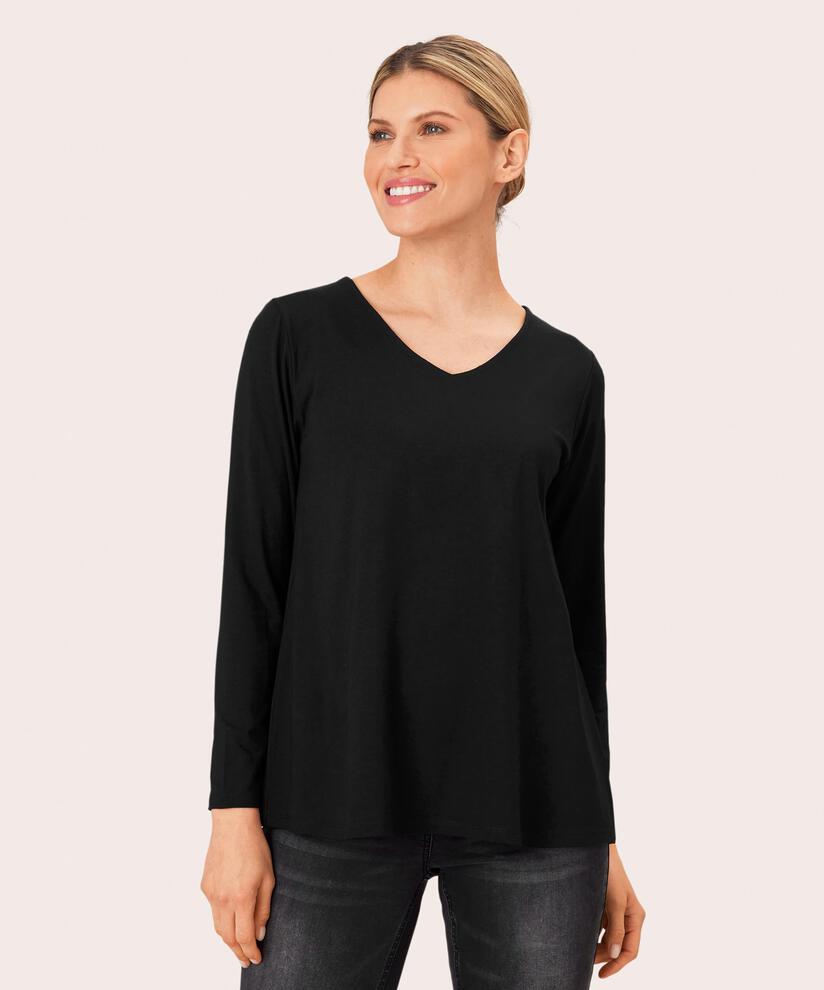 Digla JERSEY Top, Black