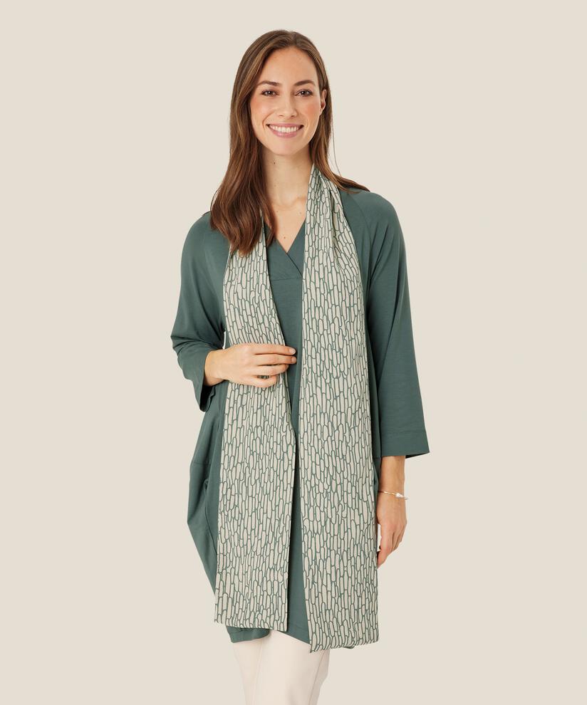 Foulard en Viscose, Balsam Green