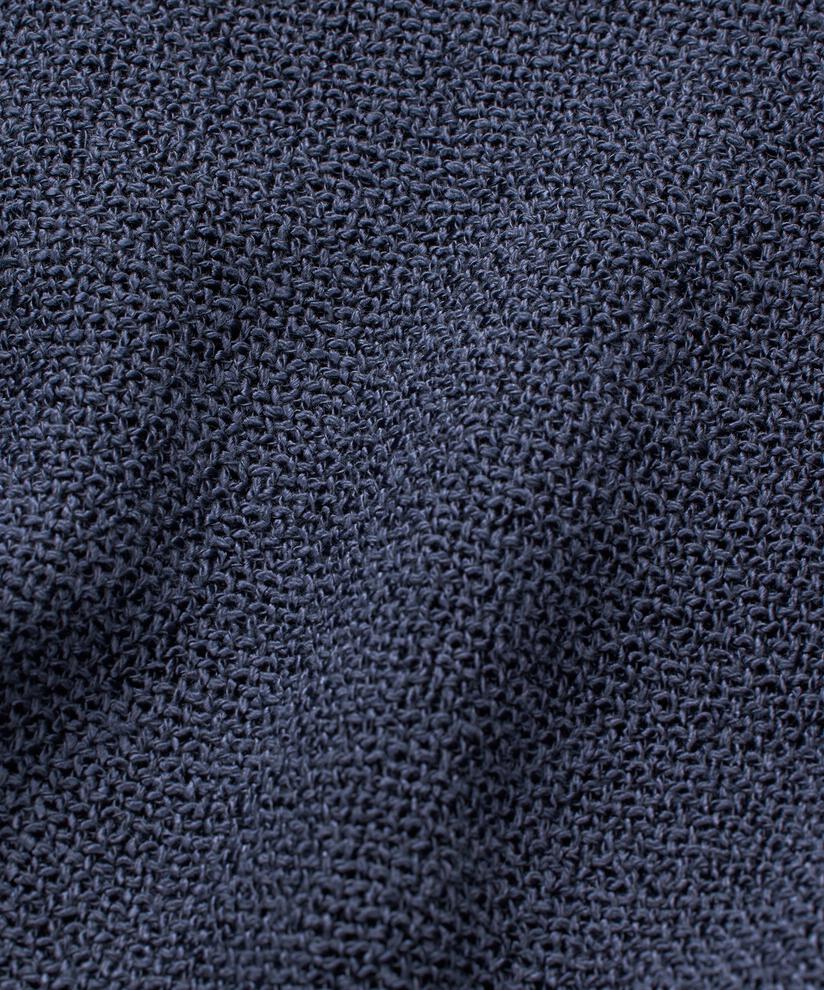 veste en boucle avec zip asymétrique, Mood Indigo