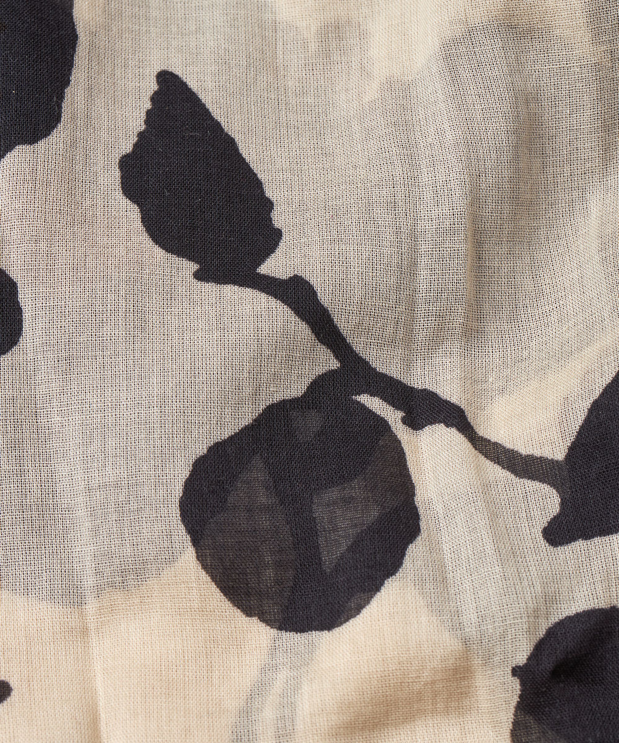 grande écharpe en coton, Chestnut