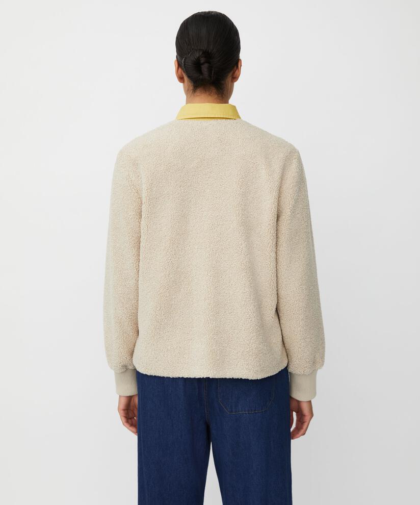 Veste Courte En Polaire Teddy, Fog