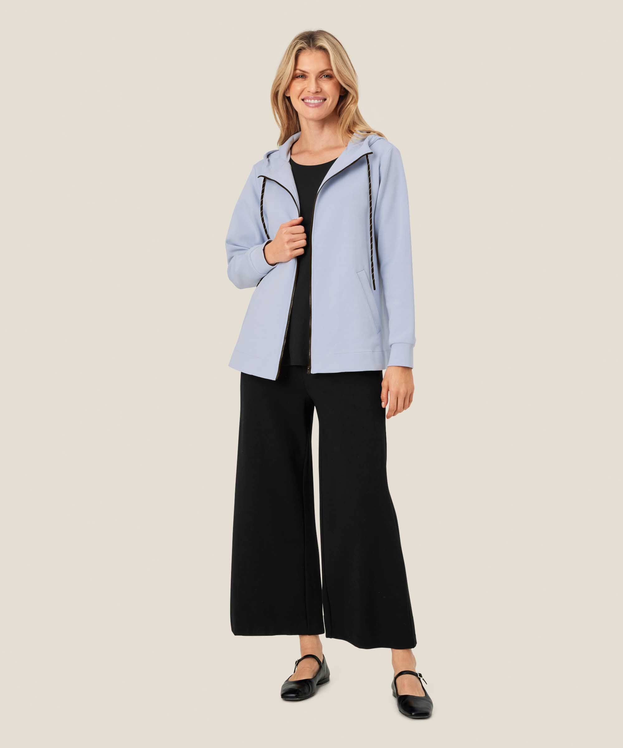 sweat à capuche avec poches, Heather