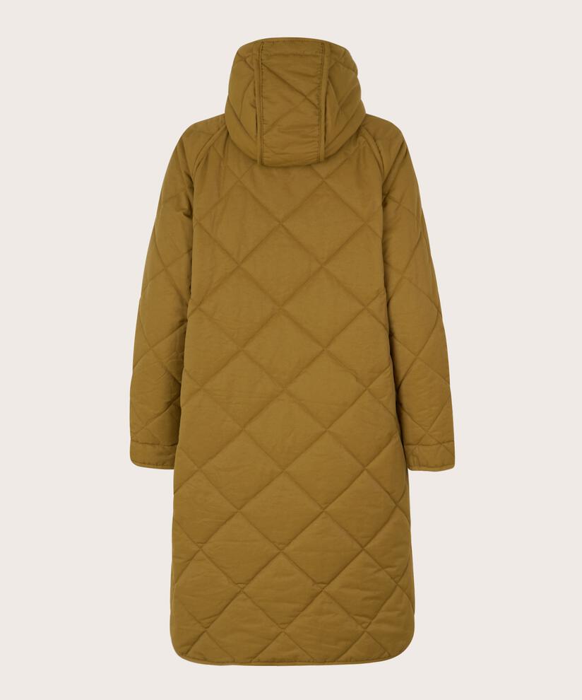 manteau matelassé à capuche, Plantation