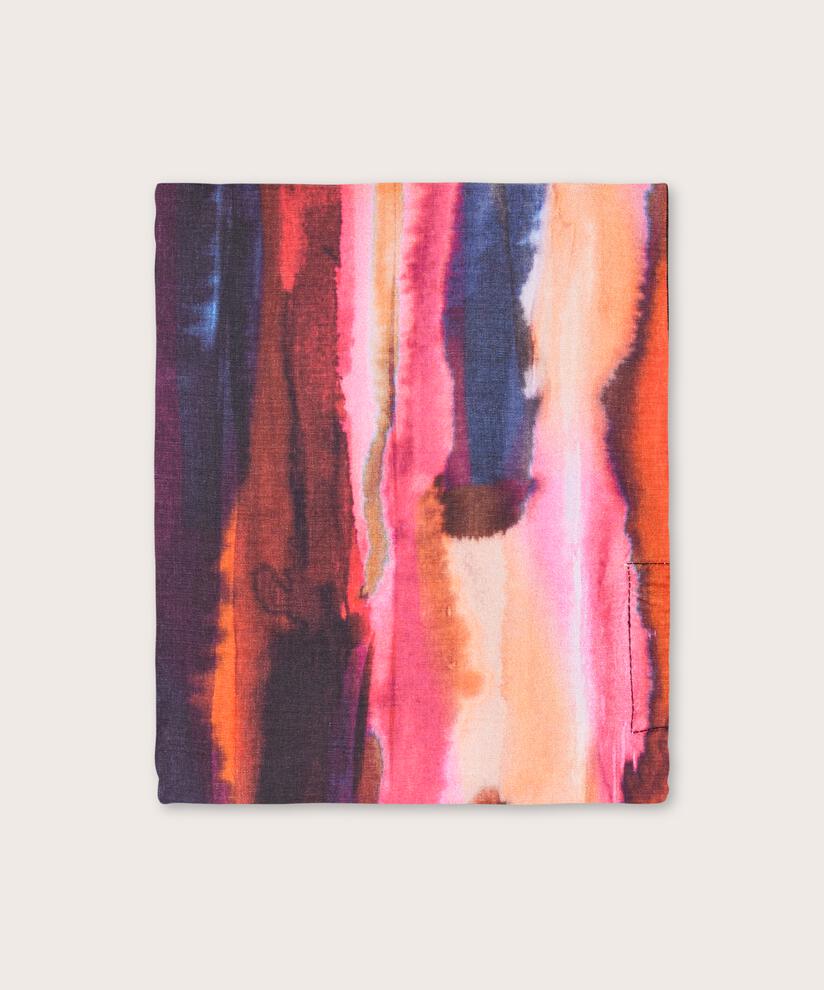 Écharpe en viscose imprimée, Sun Tomato